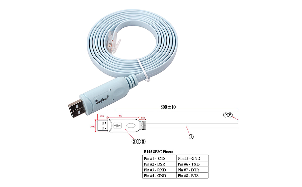 driver asunflower® 6 ft ftdi usb to rj45 for cisco console cable windows 8, 7, vista mac linux